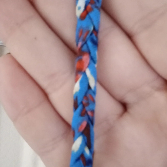 Patrons of Peace Ditsy Floral All Over Print  RWB Crop Tank Top Size Small - Picture 6 of 8